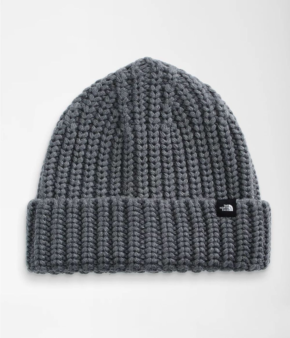 The North Face Chunky-Knit Watchman Beanies Damen - Grau CH-468DFMP